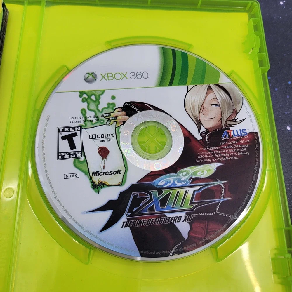 The King of Fighters XIII Xbox 360 SNK Atlus Fighting Game KOF XIII With Manual